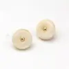 Botões de Resina Iridescente Redondos de 11mm com Combinação de Metal, Botões de Costura à Mão de Haste Alta, Acessórios para Camisa e Roupas, Atacado