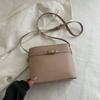 Bolso Bucket Simple Texturizado Color Dopamina de Moda Versátil Casual Diseño Nicho Bolso Cruzado
