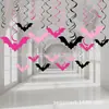 Novo Pingente de Morcego de Halloween Simulação Morcego Preto Pendurado Voando Decorações Temáticas de Halloween para Interior e Exterior