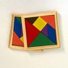 Juguetes de empalme de madera juguetes educativos de rompecabezas pequeño al por mayor rompecabezas colorido juguetes de desarrollo de la inteligencia