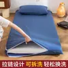 Funda de colchón de algodón puro para dormitorio estudiantil 90x190 cremallera completa individual sábana bajera de algodón protector de colchón