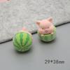 Porco Rosa Desenho Animado Fofo Boneca de Pelúcia Tridimensional Pingente de Joia DIY Chaveiro Acessórios para Bolsa