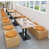 Banquedas de Sofá Cuidadosamente Seleccionadas para Restaurantes, Sofás de Banqueta de Doble Cara para Restaurantes, Tiendas de Barbacoa y Cantinas, Mesas y Sillas de Banqueta Montadas en la Pared, Mesas de Comedor