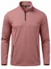 Sudadera con capucha para hombre, color liso, manga larga, para deportes al aire libre, Amazon, Primavera Verano, bolsillo con cremallera, casual, corte ajustado