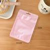 Bolsa Ziplock Colorida Macaron Bolsa de Plástico Engrosada Transparente Colorida Bolsa de Hueso Almacenamiento Sellado Solapa Bolsillo Pantalones Brochas de Maquillaje Bolsa de Embalaje