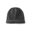 Cachecol 2025 Primavera Novo Feminino de Alta Qualidade Cor Sólida Trançado Headwrap Protetor de Orelha Espessado Quente Fashionável Chapéu de Tricô
