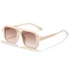 Gafas de sol cuadradas nuevas de Rain para niños y niñas, Modernas, a la moda, Retro, Herramienta de estilo callejero artístico, Gafas de sol para niños