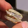 Nuevo Anillo de Línea Multicapa del Fabricante Cao Shi para Mujer, Sentido del Diseño Joyería de Circonita con Diseño, Anillo Sencillo de Estilo Lujo Accesible Exquisito