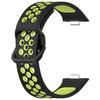 Adequado para Pulseira de Relógio de Silicone Bicolor Huawei Watch Fit3 4Pro Pulseira de Pulso Huawei Fit4 com Furos Respiráveis