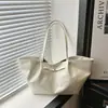Bolsa Tote de Design Exclusivo de Alta Qualidade, Bolsa Cesta Estilo Coreano Ins, Bolsa de Ombro Retro Versátil e Estilosa