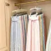 Cabide para saias Hanfu, prendedor de calça sem marcação, cabide especial para pendurar saias, cabide de guarda-roupa economizador de espaço para regatas e saias JK, prateleira de armazenamento para calças