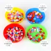 Vasos de Pigmento para Pintar de Niños de Jardín de Infancia Suministros de Arte para Estudiantes de Primaria Paleta de Plástico Tazón para Mezclar Colores Acuarela Gouache Plato para Porcionar