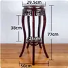 Soporte para Macetas de Plantas Verdes de Plástico de Múltiples Capas Estilo Chino Antiguo para Sala de Estar Balcón Interior Estante de Almacenamiento de Pie