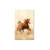 Pintura en lienzo con diseño de caballo corriendo, animal, madre e hijo, mural, póster, arte de pared, dormitorio, sala de estar, pintura decorativa moderna