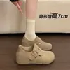 Plataforma totalmente fechada Birkenstock para mulheres, novidade do outono de 2026, estilo quente, sola macia, sem cadarço, sapatos Birkenstock casuais e despojados