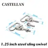 Fivela de Prata para Pulseira de 1 polegada / 1,25 polegadas Fivela de Metal de Liberação Rápida para Pulseira Fivela de Madeira de Alta Resistência + Parafusos