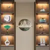 Nuevos Adornos Estilo Chino Sala de Estar Zen Oficina Entrada Gabinete de Vino Modelo de Estante Antiguo Habitación Decoraciones Suaves para el Hogar