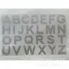 Diseño de fábrica letras pegatina de diamantes accesorios de joyería pegatinas de diamantes pegatinas para niños DIY multicolor opcional