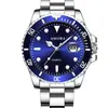 Comercio exterior reloj verde fantasma de agua reloj para hombre reloj para hombre calendario correa de acero reloj de cuarzo fabricantes de relojes en stock venta al por mayor generación