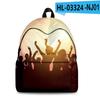 Amazon 2022 Nuevo Patrón de Danza de Sombras Transfronterizo Mochila Casual Mochila Estilo Universitario Bolso Escolar