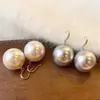 Pendientes Grandes de Perlas Estilo Francés para Mujer, Lujo Accesible, Pendientes de Gama Alta, Nueva Moda 2026 y Joyería Versátil para Orejas