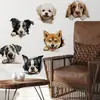 Pegatinas de Pared de Cachorros Lindos Transfronterizas para Decoración de Habitación Infantil, Paredes de Dormitorio y Sala de Estar, Autoadhesivas y Removibles de PVC