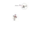 Brincos de Cruz em Liga de Titânio G23 F136 Joias para Piercing Acessórios de Orelha Piercings Labiais Piercings de Cartilagem da Orelha Piercings de Língua Piercings de Sobrancelha