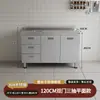 Armário de Cozinha Integrado de Aço Inoxidável 304 para Uso Doméstico, Armazenamento Simples Rústico para Apartamento Pequeno e Armário de Louças
