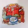 Imán de Nevera Cultural y Creativo Chaozhou Shantou Chaozhou Isla Nan'ao Xiaogongyuan Souvenir Turístico Imán de Nevera Chaozhou Hong Tao Guo