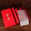 Paralelogramos de Seda com Estampagem a Ouro em Relevo, Padrões Florais e de Pássaros em Brocado, Tecido com Padrão de Dragão, Paralelogramos Personalizados de Estampagem a Frio para o Festival da Primavera, Caixa de Presente com Caractere da Sorte, Paralelogramos para Inauguração de Casa