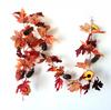 Amazon Hot Sale Ação de Graças Colheita Festival Simulação Maple Leaf Rattan Halloween Abóbora Maple Leaf Rattan