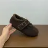 Zapatos Nuevos de Algodón Otoño e Invierno 2025, Zapatos Peludos Birkenstock, Zapatos de Frijol Estilo Coreano con Felpa, Estilo Retro de Nicho para Mujer