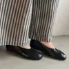Sapatos Rasos de Pele de Ovelha para Mulheres, Novo Estilo para o Início da Primavera, Couro Genuíno por Dentro e por Fora, com Aumento de Altura Escondido, Sapatos de Cor Sólida de Cano Baixo e Boca Rasa para Mulheres