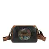 Bolso de mujer de cuero suave, moderno bolso tipo Boston acolchado, bolso de hombro versátil vintage con correa ancha, bolso cruzado para mujer