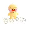 Accesorios para Muñeca de Bolsillo Gafas Pequeñas Muñeca BJD Gafas Pequeñas Juguete DIY Ácido Hialurónico Cibernético Rojo Pato Accesorios para Gafas