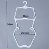 Novos Cabides Plásticos para Maiôs Infantis, Cabides para Exibição de Roupa de Banho, Cabides para Maiôs Infantis Peça Única, Conjunto de 10 Cabides de Exibição