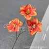 Flor Artificial Francesa Ramo Único Flor Tulipa Decoração de Mesa para Casa Flor de Mão Flor Falsa Arranjo de Flor Flor de Seda