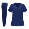 Lazada Tailandia exporta uniformes elásticos para fregar, ropa médica, uniformes elásticos para odontología, uniformes de enfermería y uniformes para médicos de consulta externa.