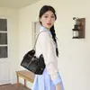 2026 Nuevo Bolso Hobo Acolchado Texturizado con Cierre de Cordón y Cadena Bolso de Cubo Vintage para Hombro Bolso de Hombro de Moda para Mujer