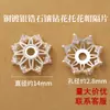 Accesorios de cuentas separadoras de circonita microincrustada de plata gruesa, accesorios de cristal, piezas separadoras, cuentas de agujero grande, accesorios para pulseras DIY