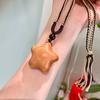 Nova Corrente de Lã com Design de Borboleta de Contas Retro Chinesa Corrente para Clavícula de Verão Joias Colar Feminino Simples Sensação de Alto Padrão Tendência