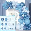 Conjunto de Corrente de Balões Temático de Aniversário Mais Vendido da Amazon Decoração de Festa Arco de Balões Balões de Decoração para Atmosfera Festiva