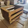 Envío directo de fábrica estantería de pino contrachapado para discos de vinilo cesta de almacenamiento de discos cesta de discos al por mayor madera de bambú discos de vinilo