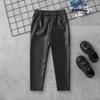 Ropa para Niños Pantalones de Cuero para Niñas Pantalones Ajustados Primavera y Otoño 2026 Nuevos Pantalones de Cuero PU Estilo Coreano Cintura Media Ajustados Largos