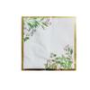 Nuevos Productos de Venta Caliente Transfronterizos, Platos de Cena Hoja Dorada, Servilletas de Papel, Adecuados para Decoración de Fiesta en el Bosque al Aire Libre
