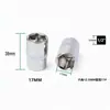 Oubang Dado Hexagonal 12.5mm 1/2 Espejo Métrico Acero Cromo Vanadio Llave de Vaso Herramienta de Reparación Automotriz Cabeza de Vaso Corta