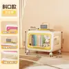 Armario de Almacenamiento Dopamina Libros Juguetes Ropa Snacks Estante de Almacenamiento Sala de Estar Carrito con Ruedas Armario de Almacenamiento