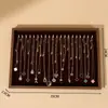 Bandeja expositora para pulseiras e joias, bandeja para guardar anéis, brincos e colares (disponível em estoque).