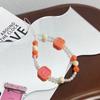 Nueva cadena para teléfono móvil de color caramelo, funda decorativa para teléfono móvil, cordón antipérdida colorido, regalo para estudiantes, colgante para equipaje