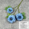 Fábrica por atacado 3 dragão carpa crisântemo flor artificial artesanal flor falsa decorações de casamento flor sala de estar ornamentos fotografia adereços